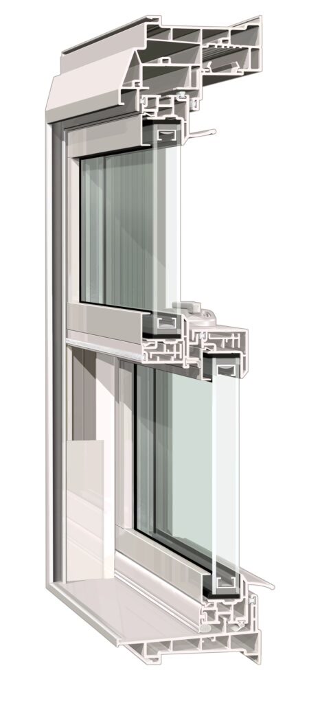 Meridian installer fitting a premium replacement window in a Dallas–Fort Worth home